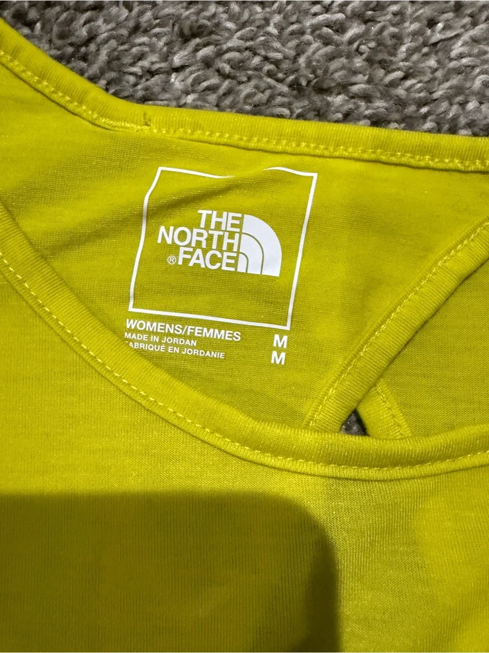 The North Face Women's Bright Yellow Short Sleeve Tee - Picture 2 of 3